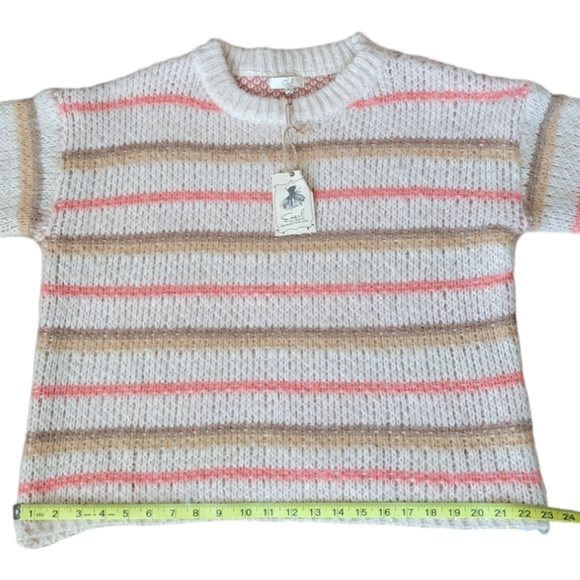 Easel Los Angeles Stripped Knit Sweater - Picture 11 of 14